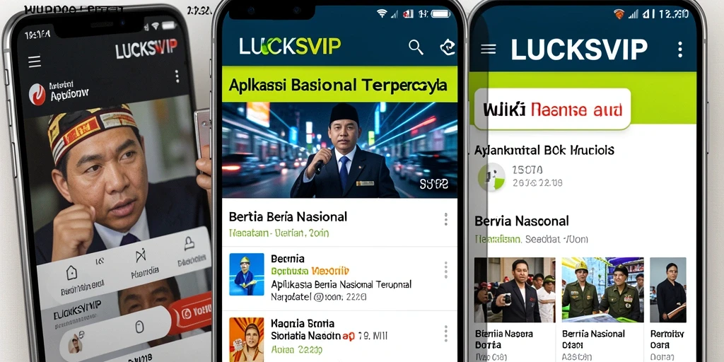 Antarmuka LUCKSVIP dengan berita nasional terbaru dan terpercaya.