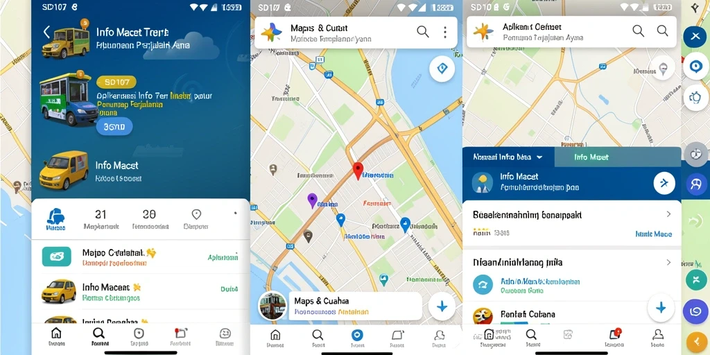 Tampilan antarmuka SD107 yang sederhana dan informatif.
