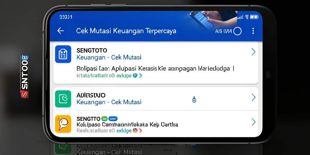 Tampilan antarmuka SENGTOTO dengan fungsi cek mutasi yang jelas.